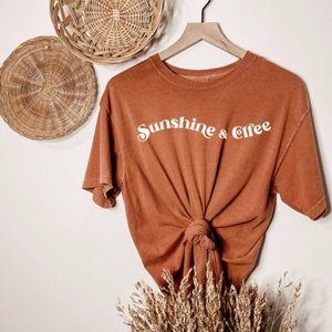 Sunshine & Coffee Graphic Tee